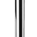 Flanged Sink Tailpiece 1-1/4" OD x 12", Brass Extension Tube for Trap, Inlet Waste Pipe Tubular Drain Connections, Chrome