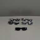 Eyekepper 5 Pack Reading Glasses for Men Spring Hinges Classic Readers (5pcs All Grey Lens)