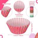 Funtery 600 Count Icing Design Mini Cupcake Liner Baking Cups Paper Small Candy Cups Making Supplies Baking Cupcake Liner Holiday Muffin Chocolate Making Wrappers Supplies Candy Paper(Colorful)