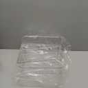 Heyuzb 4 PACK Freezer Organizer Bins Clear Stackable Storage Bins for Fridge Organization and Storage