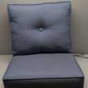 Greendale Home Fashions Outdoor 2-Piece Sunbrella Deep Seat Cushion Set, Spectrum Denim