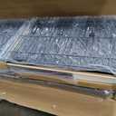 Rolanstar Queen Bed Frame with LED Lights and Charging Station, Upholstered Bed with Drawers, Wooden Slats, Noise Free, Easy Assembly, Dark Gray (Grey)