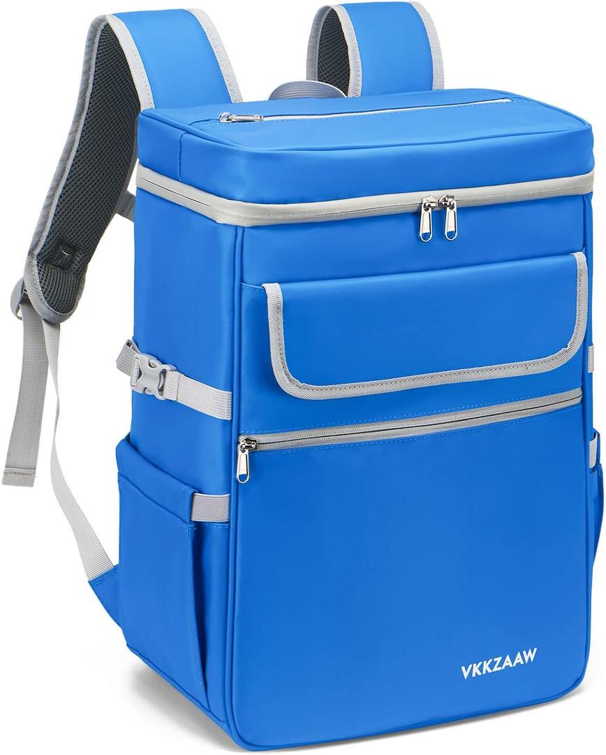 VKKZAAW Backpack Cooler Insulated Leak Proof 36 Cans,Cooler Backpack Insulated Waterproof for Men Women Beach Camping Lightweight Cooler