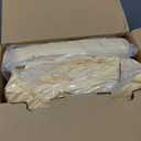 Bedsure Queen Comforter Set Yellow - Bed in a Bag Queen 7 Pieces, Pintuck Bedding Sets Gift for Christmas, Pinch Pleat Bed Set with Queen Size Comforter, Sheets, Pillowcases & Shams