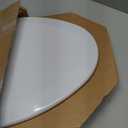 Bemis 1500EC 390 Lift-Off Wood Elongated Toilet Seat, Cotton White (Pack of 1)