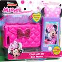 Disney Junior Minnie Mouse Chat with Me Pretend Play Cell Phone Set, Lights and Sounds, Easter Basket Fillers, Gifts, Presents, Kids Toys for Ages 3 Up by Just Play, Kids Toys for Ages 3 Up by Just Play