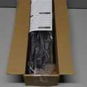 Black Tension Shower Curtain Rod 1.1" Diameter Heavy Duty Stainless Steel Adjustable Spring Tension Rods 30 to 88 inch No Drill Shower for Bathroom Windows Outdoor No Slip No Rust