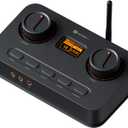 Fosi Audio K7 DAC Headphone Amp, Desktop USB C Digital to Analog Audio Converter for Workspace and Gaming PC PS5, Optical/Coaxial/Bluetooth aptX HD LL/Microphone Input, 3.5mm/4.4mm Balanced/RCA Output