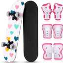 Honoson 7 Pcs Skateboard Kids Set, Age 6-10 Kids 24 x 6"