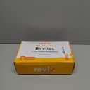 REVIX Microwave Booties for Cold Feet & Discomfort Relief, Heated Slippers for Women & Men with Moist Heat Therapy, Microwavable Foot Warmers for Home & Bed Use, Adjustable Non-Slip Slippers, Navy L