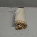 Burlap Linen Lumbar Pillow Cover 14 x 36 inch, Trimmed Tailored Edges Cushion Cover Farmhouse Modern Decorative Pillow Case Outdoor Decor, Oatmeal Beige, Pack of 1 (Cover Only)