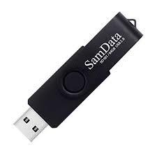 USB Flash Drive 64GB 2 Pack USB 2.0 Thumb Drive Swivel Memory Stick Data Storage Jump Drive Zip Drive Drive with Led Indicator (Black, 64GB-2Pack)