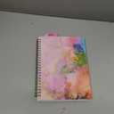 SUNEE 2026 Weekly and Monthly Planner - from January 2026 - December 2026, Daily Agenda Planner with Monthly Tab, Flexible Cover, Note Pages, Pockets, Bookmark, Spiral Binding, Marble, 6.4" x 8.3"