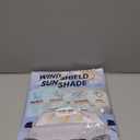 Lamicall Car Windshield Sun Shade  4-Layer Reflective 240T Sun & UV Reflective Windshield Cover Sun Shade | Easy Install, Foldable | 64"x34" Windshield Cover for Medium Sedan, SUV