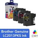 Brother LC2013PKS C/M/Y - (Pack of 3) Ink, Multi, LC2013PKS C/M/Y