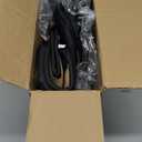 BEITK,2 Pack Leather Front Car Seat Cover Bottom Car Seat,Anti-Slip and Full Wrap Driver Car Seat Protectors Storage Pocket,Luxury Waterproof Bottom Auto Seat Cushion Pad MatMost Vehicles(Black)