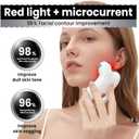 Microcurrent Facial Device,Latest Red Light TechnologyEnhances The Ability to Lift The Face and Tighten The SkinFacial Wrinkle EquipmentSmart Photon Micro-Current Device, Model:EP-300.