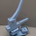 Fridge Magnet Button Maker Machine, Square-Shaped Pin Maker Machine for Fridge Magnet, 50mm/1.97 inch DIY Pin Badge Button Press Machine with 100 Sets Button Maker Supplies