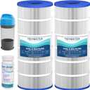 TidyMister Advanced Pool Filter Cartridge TM-8413 Compatible with PWWPC125B, PXC-125, Posi-Clear PXC-150, C-8413, Waterway Proclear 125,FC-2575,L x OD:28-3/16 x 8 15/16",125 Sq. Ft,2 Pack