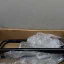 2 Pack Saddle Rack with Pad Bar,Heavy Duty Wall Mounted Saddle Stand Saddle Pad Rack for English Western Saddles Horses Blanket,Black