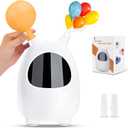 Balloon Pump Electric, SPLAKS Balloons Inflator Air Pump Portable Balloon Blower for Garland Arch, Party Decoration (White)