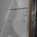 Modern Hall Tree with Shoe Storage, 79'' Tall 4-in-1 Entryway Bench with 6 Cabinets, 4 Coat Hooks and Adjustable Shelf for Hallway, Mudroom, Living Room (White)