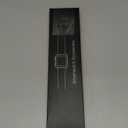 iiteeology Compatible with Apple Watch Band 42mm Series 3 2 1, Upgraded Stainless Steel Band with iWatch Screen Protector Case for Men Women Silver/Silver