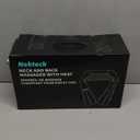 Nekteck Neck Massager for Pain Relief Deep Tissue, FSA Eligible Shiatsu Back Massager with Heating 3D Kneading Massage Pillow for Shoulder Leg Muscle, Office Home Car Use, HSA Eligible, Plug-in Use (Beige)