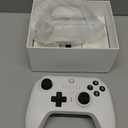 8BitDo Ultimate 2 Wireless Controller for Windows PC, Apple, Steam & Android, Gaming Controller with TMR Joysticks, Hall/Tactile Triggers, Motion Control, RGB Fire Ring, 1000Hz Polling Rate, White