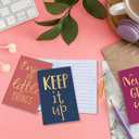 Zonon 24 Pcs Mini Notebooks Bulk for Party Favors Small Lined Notepads Bulk Pocket Notepad Mini Notebook Gift Colorful Small Journal Onboarding Gift for Teacher Office Coworker(Motivational Style)