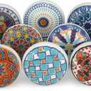 Cabinet Knobs for Dresser Drawers - Assorted Decorative Mandala Door Pull Handle Kitchen Cupboard Knobs Interior Decor - Multicolor - Set of 12