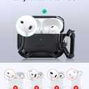 ESR for AirPods Pro 3 Case (2025), Compatible with Airpods Pro 3rd Generation (USB-C Cable), Magnetic Lid, MagSafe Ready, Powerful Drop Protection, Cyber Series, Black