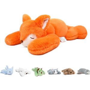 Niuniu Daddy 20" | 3.3 Pound Fox Weighted Stuffed Animals, Giant Fox Sensory Body Pillow Plush Toy, Heavy Weighted Lap Animals with Adults Kids & Soft Squishy Fur for Birthday (Medium) Niuniu Daddy 20" | 3.3 Pound Fox Weighted Stuffed Animals, Giant Fox Sensory Body Pillow Plush Toy, Heavy Weighted Lap Animals with Adults Kids & Soft Squishy Fur for Birthday (Medium)