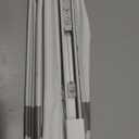 LazBlinds No Drill Light Filtering Roman Shades, White, 24" W x 64" H