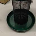 Finch Feeders for Outside, Finch Feeder for Nyjer/Thistle Seed, 2 lbs Seed Capacity (Green)