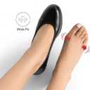 DREAM PAIRS Women's Chunky Closed Toe Low Block Heels Work Pumps Comfortable Round Toe Dress Wedding Shoes Nereida (10, Black)