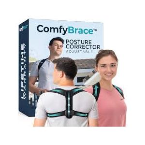 Back Brace Posture Corrector for Men & Women, Upgraded Full Back Support with Adjustable Shoulder Straightener and Waist Support Straps, Breathable Back Brace for Office Work, Long Sitting & Daily Wear, Comfortable Posture Support for Upper & Lower B, 2XL