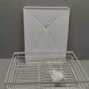 SNTD Dish Drying Rack - Extendable Dish Rack, Large Sink Drying Dish Drainer for Kitchen Counter, Stainless Steel Dish Strainer with Utensil Holder (White)