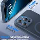 Faiono Magnetic for iPhone 16 Pro Max Case [Full Camera Protection][Military-Grade Protection][Compatible with MagSafe] Shockproof Protective Slim Phone Case for iPhone 16 Pro Max, Midnight Blue