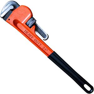 Kmiles 24-Inch Heavy Duty Pipe Wrench, Adjustable Plumbing Wrench, Forged Cast Steel Jaw, I-Beam Handle, Ideal for Plumbers, Pipe Fitting & Home Repair