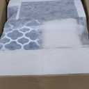 YOPTO 127\" L-Shaped Sectional Couch with Movable Ottoman & 6 Throw Pillows,7 Seat Chenille Upholstered Sofa W/2 Cup Holder,USB Port & Hidden Storage Box,DIY Combination,for Living Room,Apartment,Beige