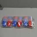 3 x Jacent U.S. Soccer Mini U.S. Soccer Mini Party Cups: 24 Count, 2 oz Plastic Shot Cups, Red and Blue, Disposable Small Cups for Parties, Tailgates, Pong Games