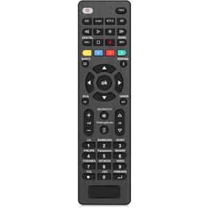 Hujidar Universal Remote Control for Samsung, LG, Vizio, TCL, Sony, Insignia, Sharp, Philips, Panasonic, JVC, Hisense, Toshiba, Sanyo, Seiki, and Other Brands TV(Universal TV Remote)