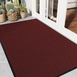 Front Door Mat, Non-Slip Heavy Duty Indoor Outdoor Doormat, 3'x5'