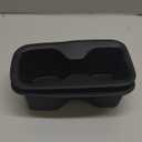 LUCKEASY 2PCS 2nd Row Door Side Cup Holder Insert for Hyundai Santa Fe 6/7 Seat 2024 2025 2026 Rear Drink Limiter Interior Accessories TPE Black