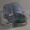 CozyLux King Size Comforter Set Grayish Blue, 7 Pieces Bed in a Bag, Dusty Blue Comforter King Size, All Season Bedding Sets with Stitch Quilted Comforter, Flat Sheet, Fitted Sheet, Pillowcases