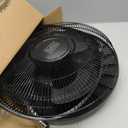 BLACK+DECKER 16 Inches Stand Fan with Pedestal Base, Height Adjustable Pedestal Fan with Remote and Touch Control Panel, Free Standing Fan with 90-Degree Oscillating and 3-Speed Settings, Black