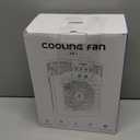 Portable Air Conditioners,4-in-1 Evaporative Air Cooler with 3 Speeds, 3 Modes & 7 LED Light Cooling Fan with Remote, 2-8H Timer, 1200ML Personal Mini Air Conditioner for Bedroom and Office