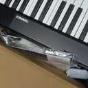 TERENCE V30 Portable Digital Piano 88 Key Weighted Keyboard Built-In 1800mAh Rechargeable Battery,Foldable Piano Keyboard with 2X5W Speakers,Music Stand,Sustain Pedal and Headphone for Beginners,Black