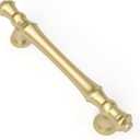 Asidrama 10 Pack 3.75 Inch(96mm) Brushed Gold Kitchen Cabinet Handles, Cabinet Pulls Kitchen Cabinet Hardware for Cupboard Drawer Pulls